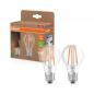 Preview: 2er Set OSRAM E27 LED Lampe Classic Filament 7,2W wie 100W warmweißes Licht 2700K - Energy efficiency class A